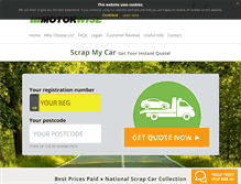 Tablet Screenshot of motorwise.com