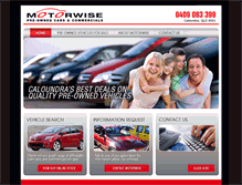 Tablet Screenshot of motorwise.com.au